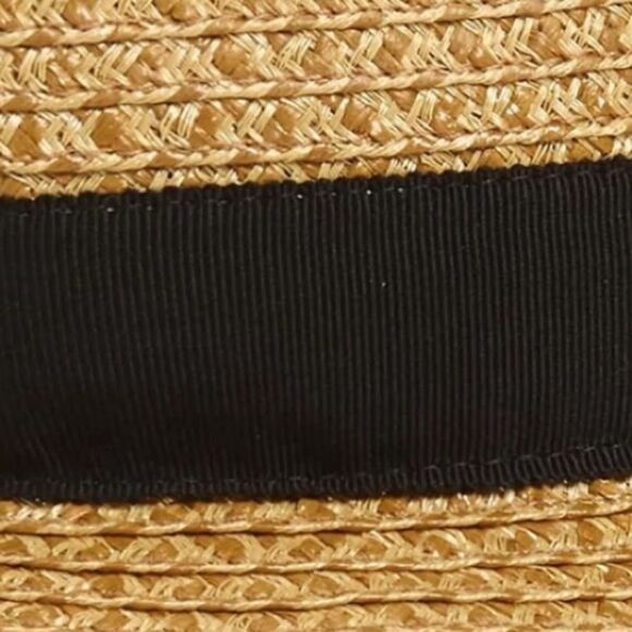 Eric Javits Look Again Packable Fedora - Natural / Black